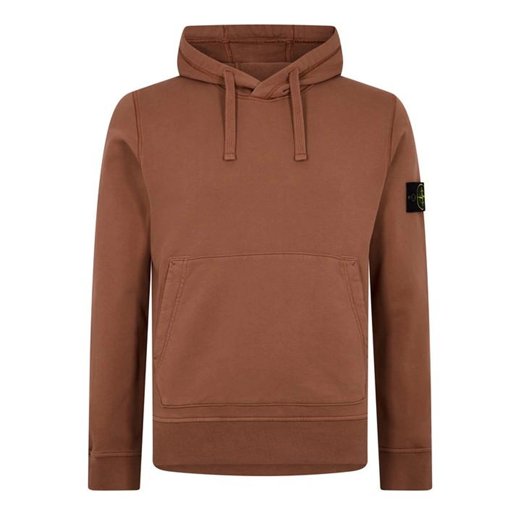 Stone Island Fleece Hoodie - Red